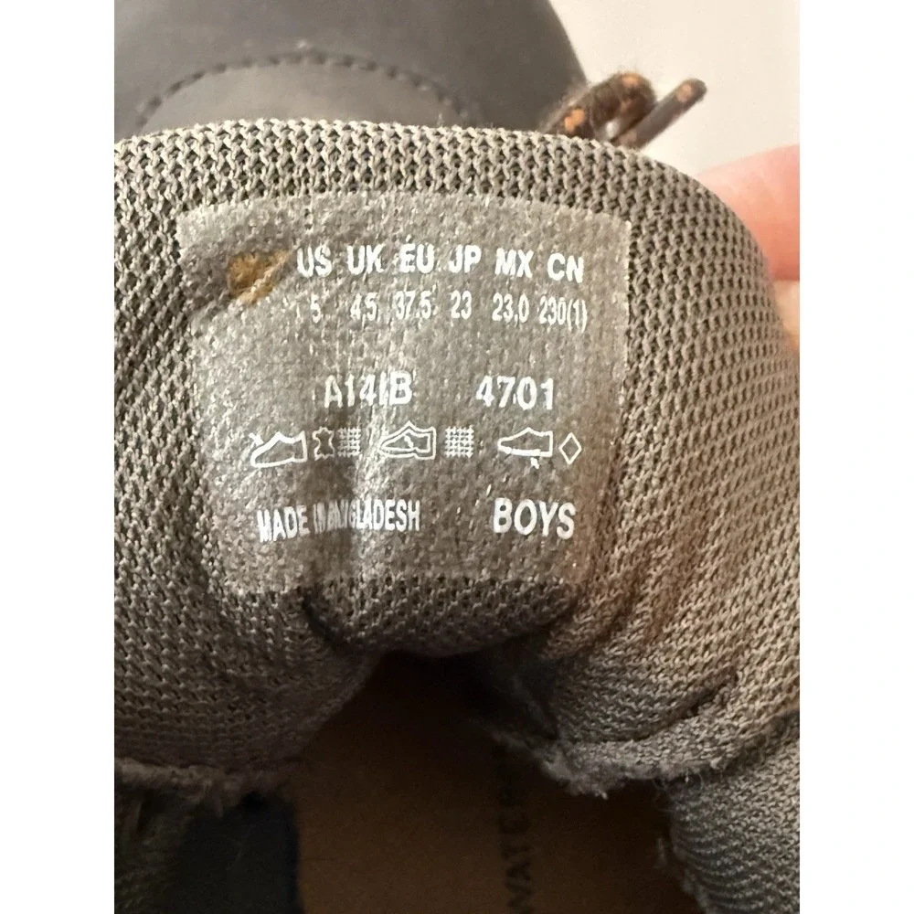 Timberland Junior Size 5 Mt. Maddsen Mid Hiker Waterproof Boots Dk Brown